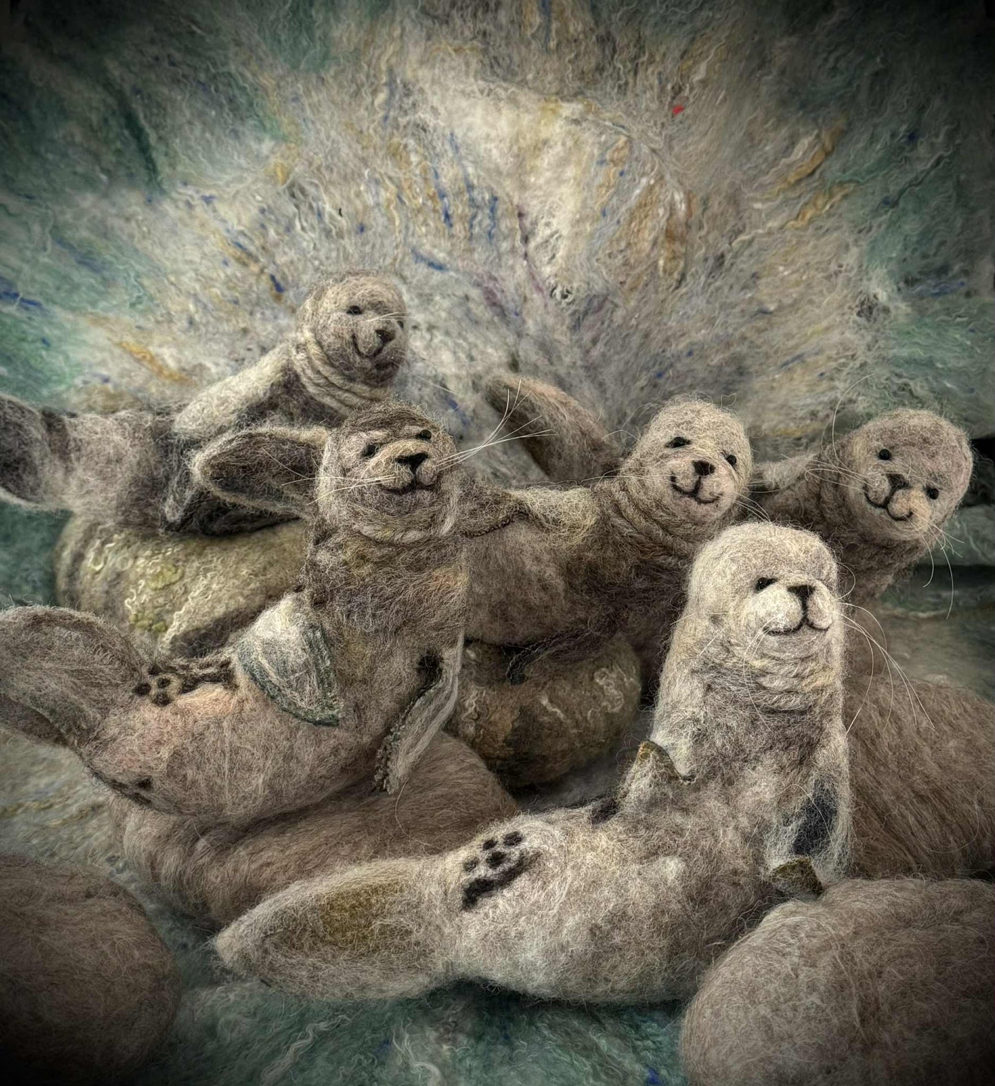 Needle felt 3d seal workshop Saturday 4th April