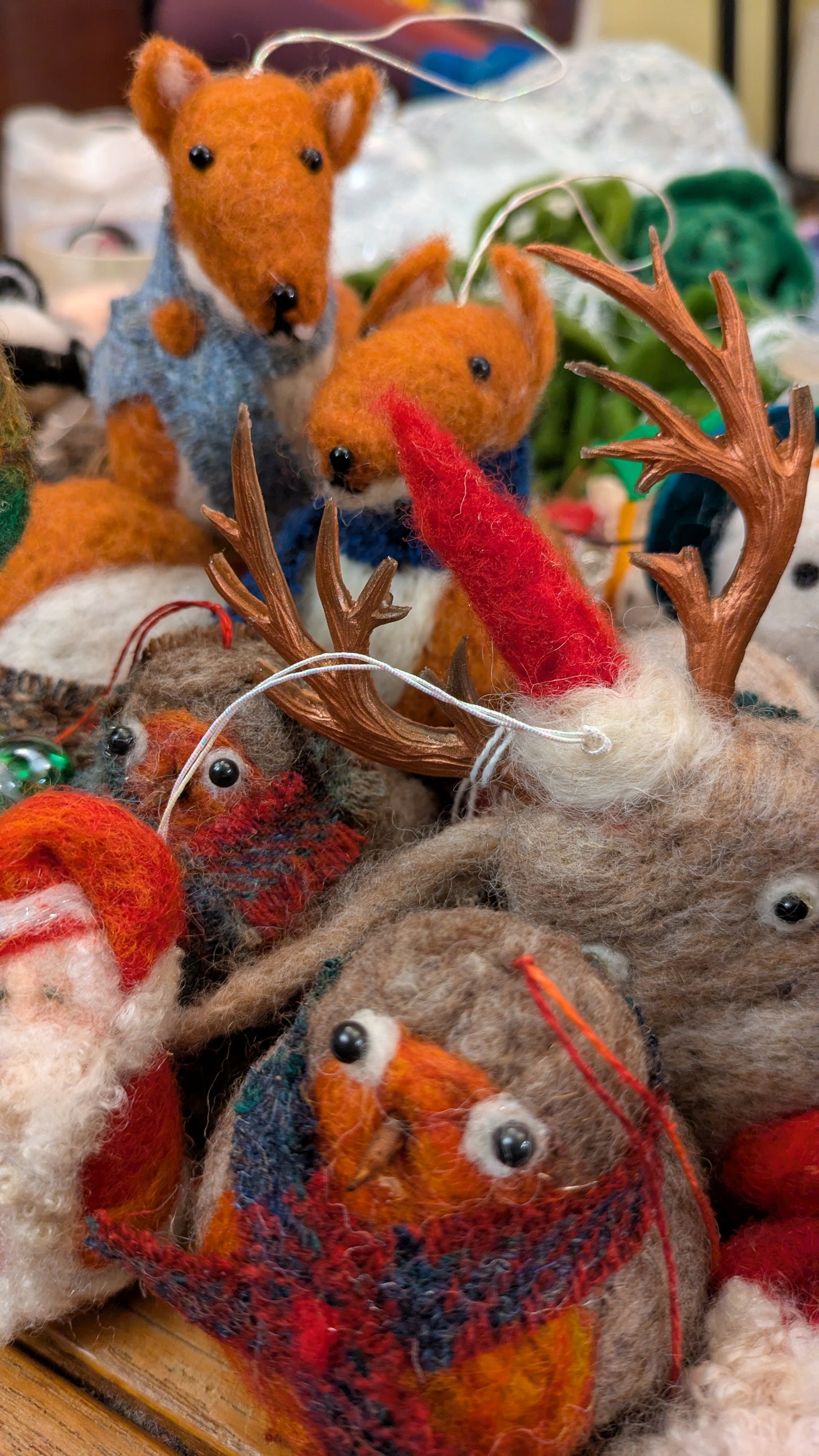 Deposit - Needle felt Christmas decorations workshop Saturday 19th Dec