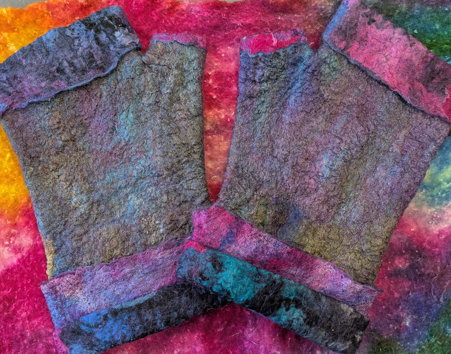 Deposit Workshop - Wet Felted fingerless gloves - Sat 26th Sept