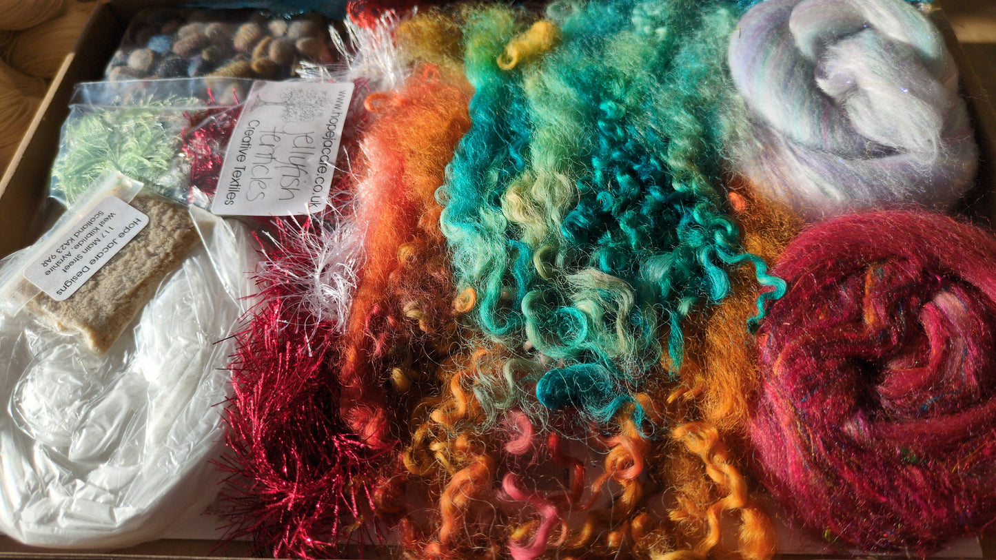 Nuno felt jelly fish kit makes 2 jellyfish J20