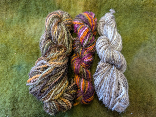 Hand dyed yarn pack 4ply HY08