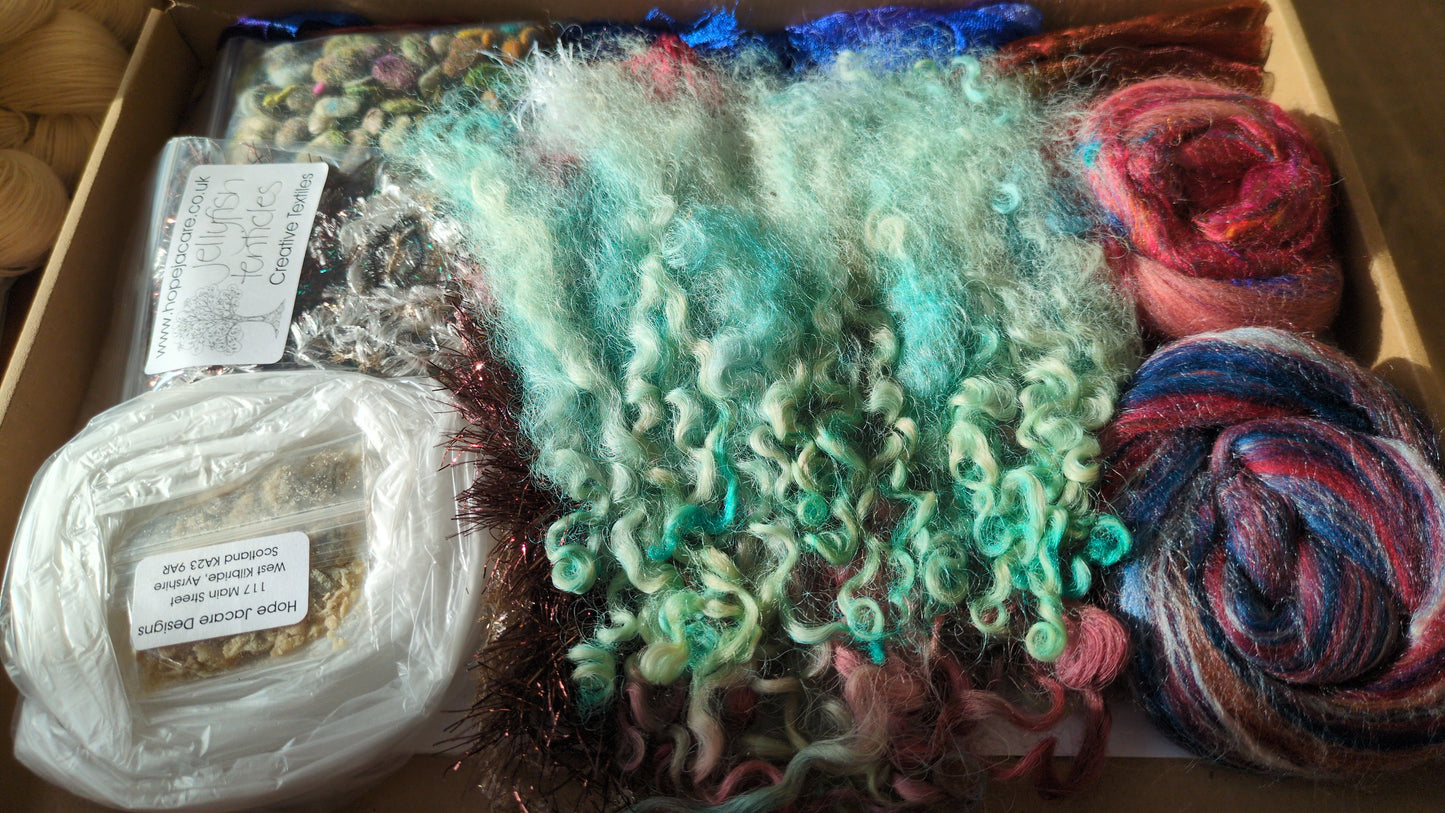 Nuno felt jelly fish kit makes 2 jellyfish J15