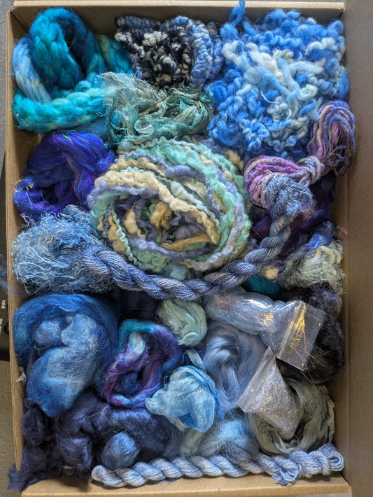 Hand dyed speciality lux texture box -  approx 150g - box05