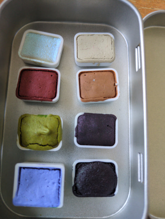 Handmade watercolour set D