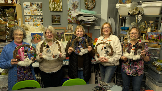 Deposit - Needle felt Christmas wreath workshop Saturday 5th December