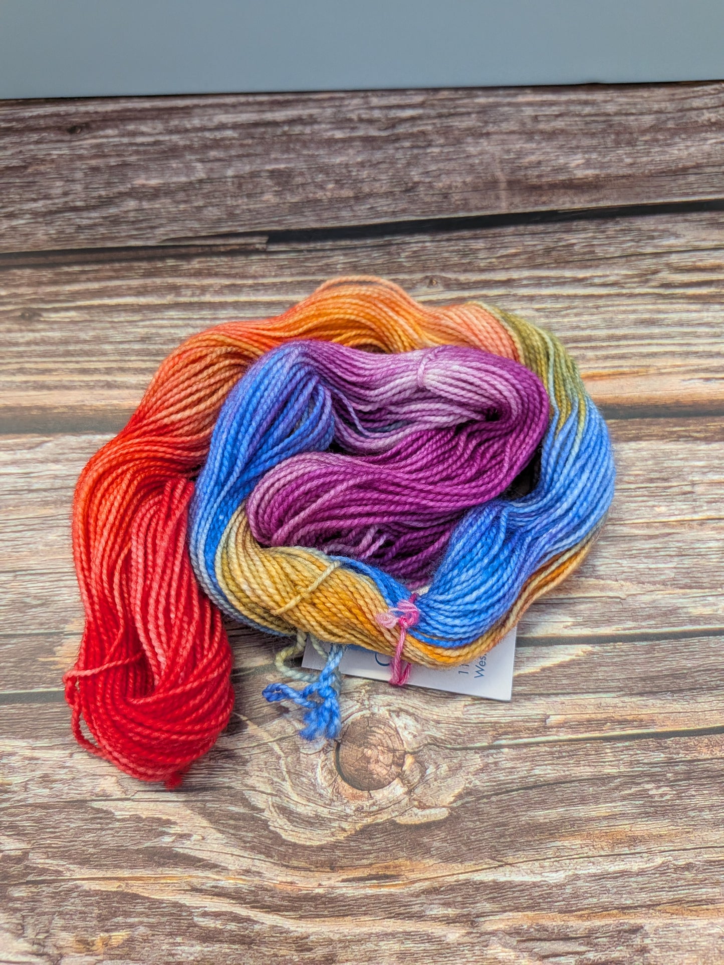 Hand Dyed 4ply mini skeins