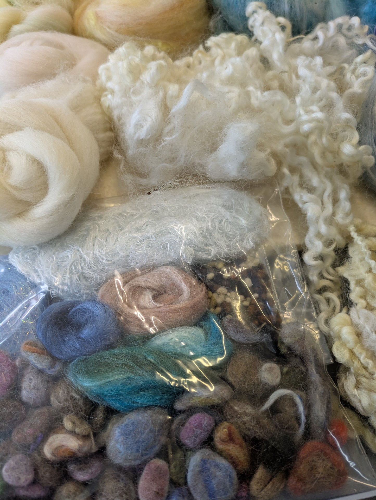 110g luxury wet felt seascape pack with added texture WFSSc
