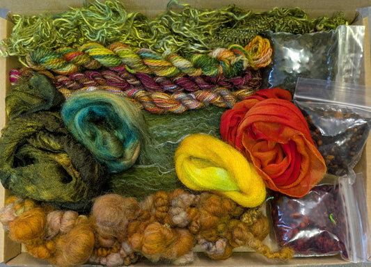 Luxury felting addition selection box medium Autumn XLFA6