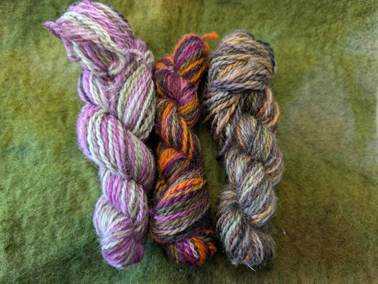 Hand dyed yarn pack 4ply HY02