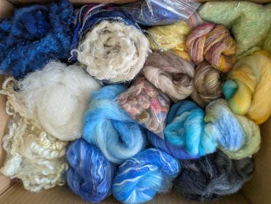 Luxury needle-felt starter box - seascape