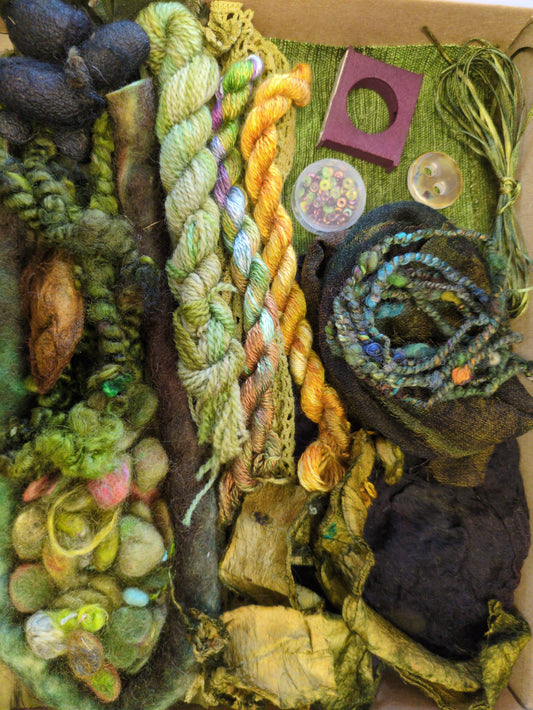 Kelp Creativity mixed media textiles Box- kelpCB08