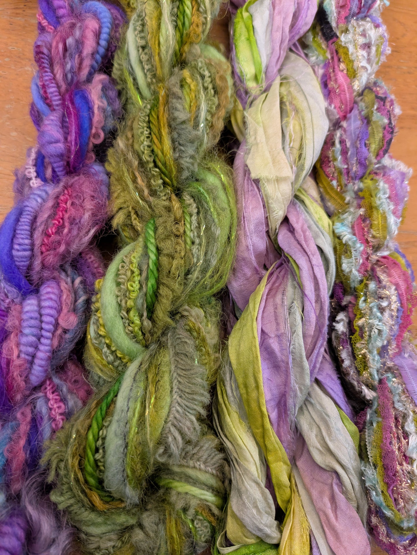 Fairy garden creativity packs - 125 g yarn/ribbons YR01
