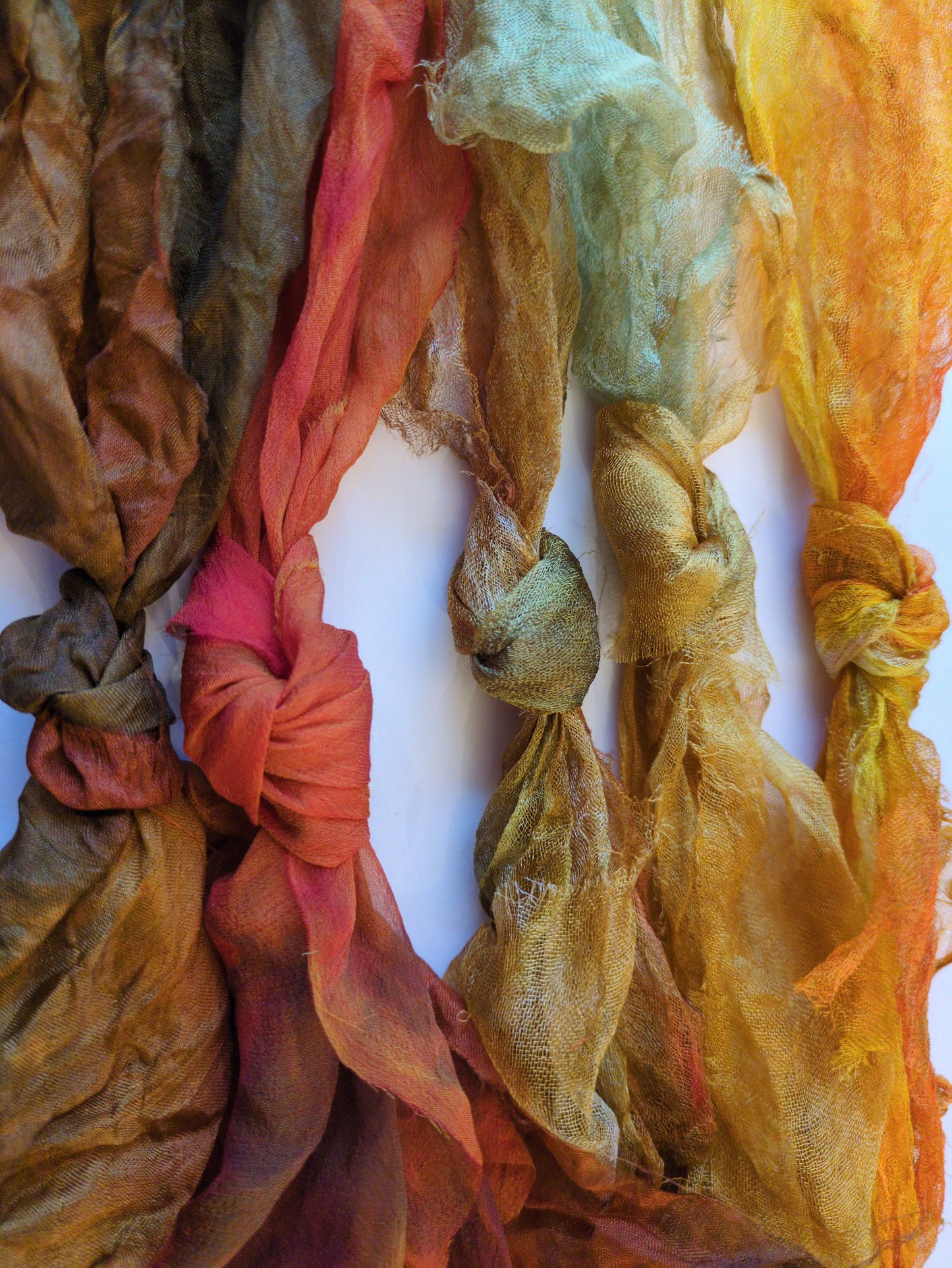 Nuno felt silk fabrics experimental pack NS12