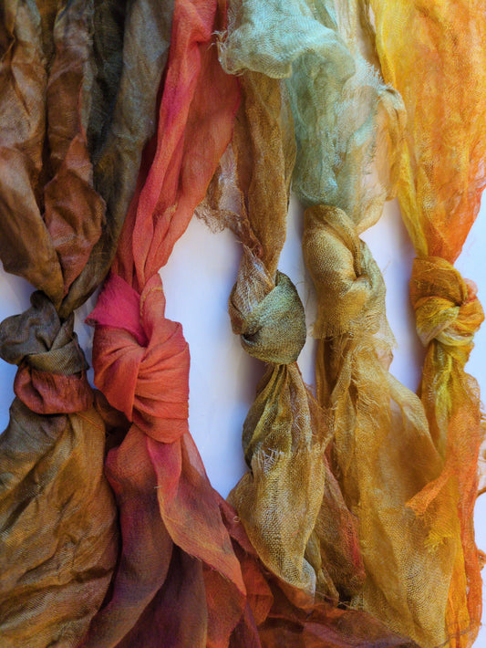Nuno felt silk fabrics experimental pack NS12