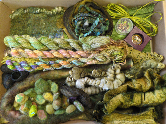 Kelp Creativity mixed media textiles Box- kelpCB04