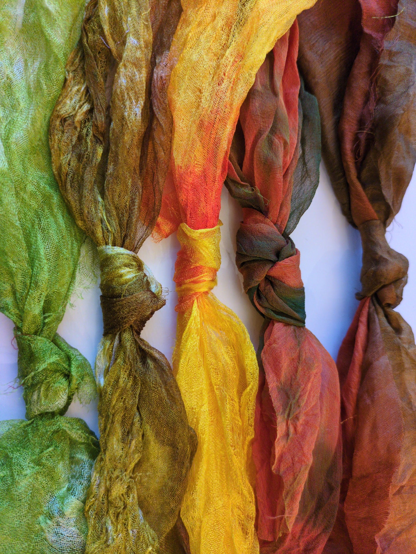 Nuno felt silk fabrics experimental pack NS15