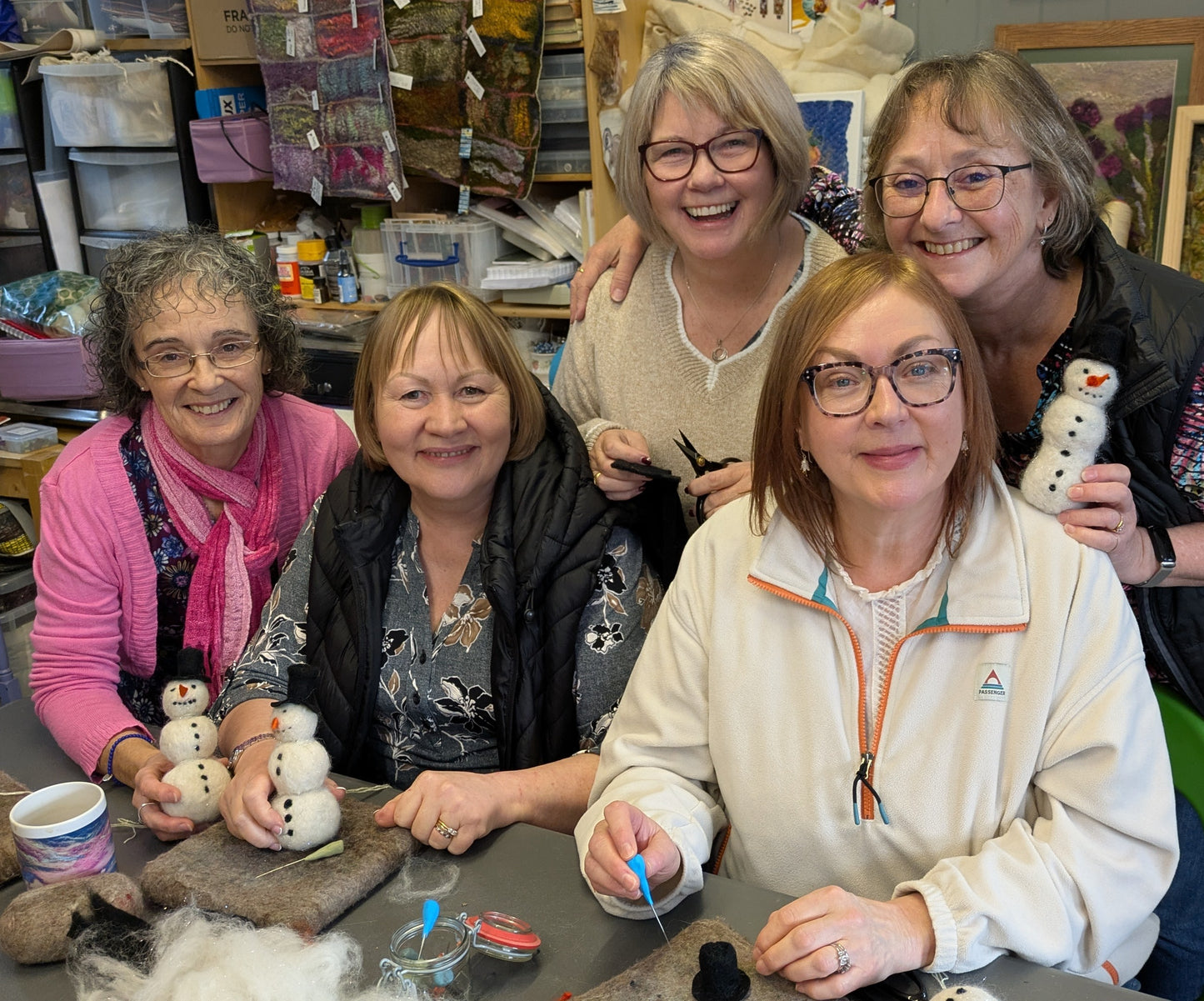 Deposit - Needle felt Christmas wreath workshop Saturday 5th December