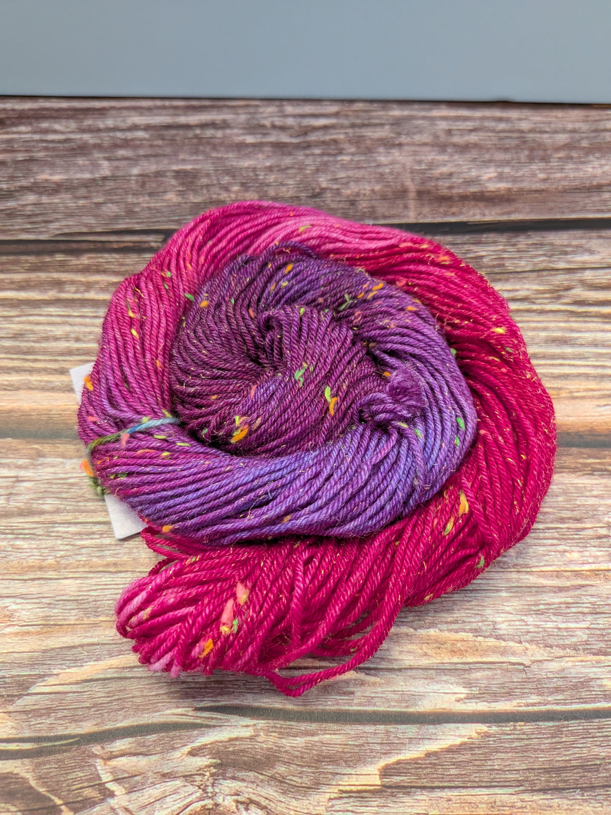 Hand Dyed 4ply Mini Neon Sparkly Skeins
