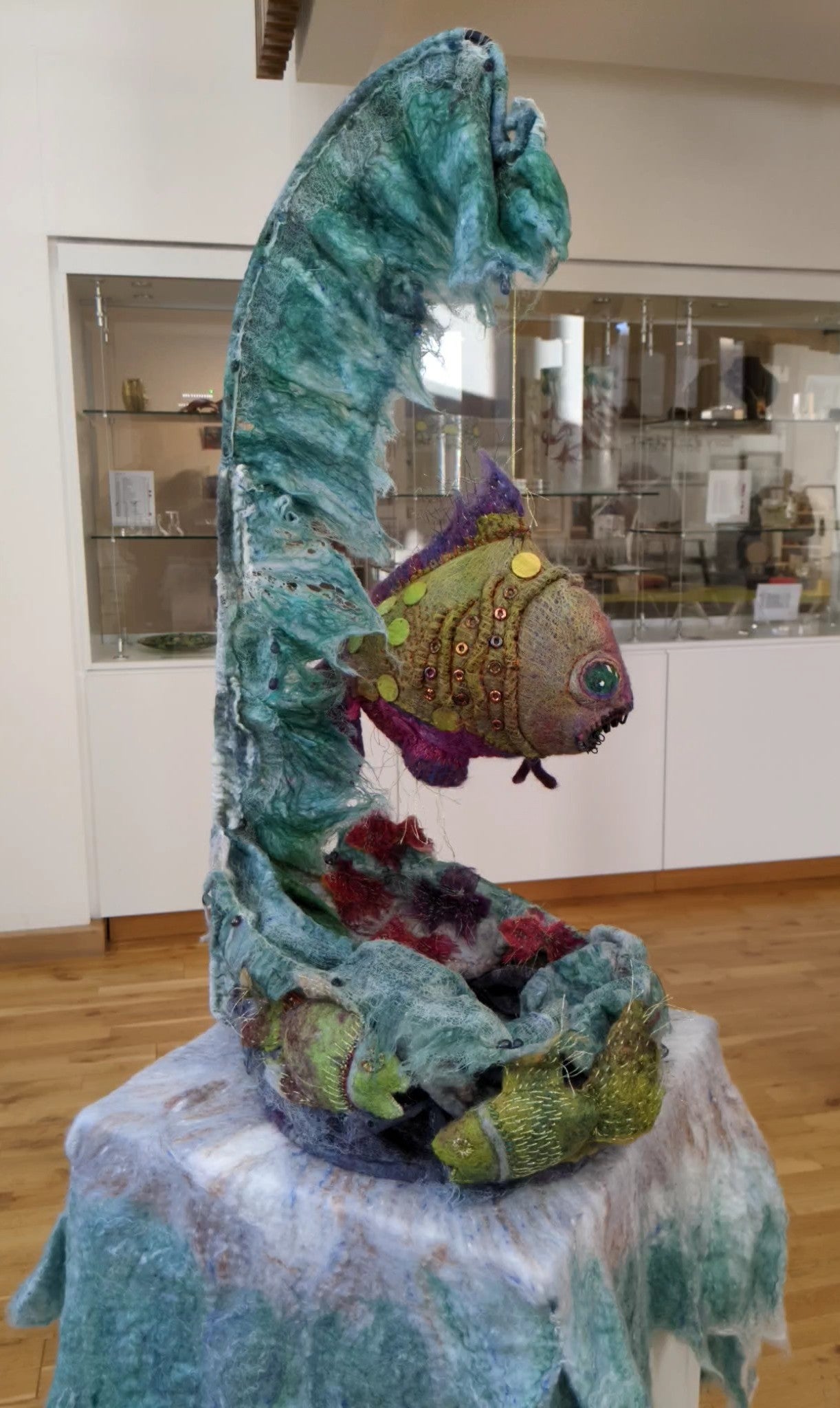 Splash - Large sculptural Swimming fish